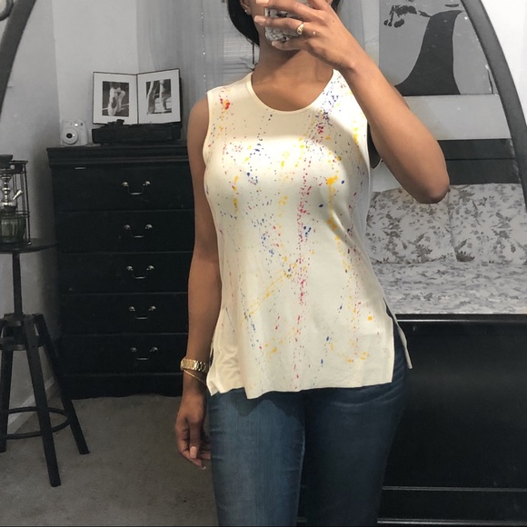 Paint Splattered Tee - Picture 2 of 5